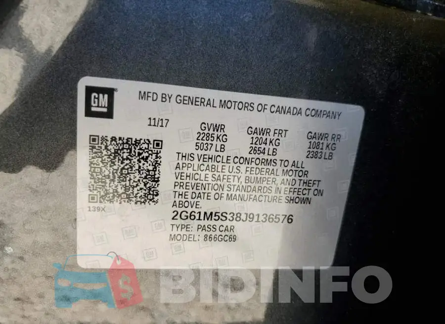 2G61M5S38J9136576 Photo# 13