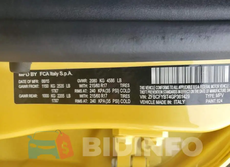 ZFBCFYBT4GP361429 Photo# 12