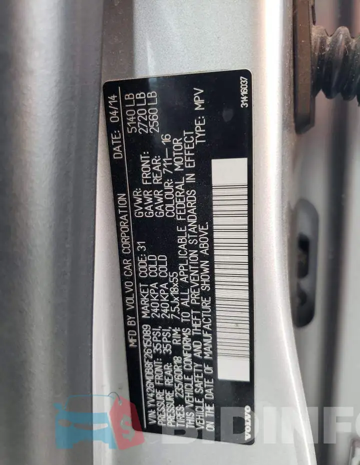 YV426MDB8F2615089 Photo# 13