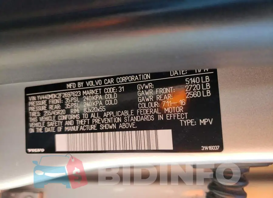YV440MDK2F2697623 Photo# 14