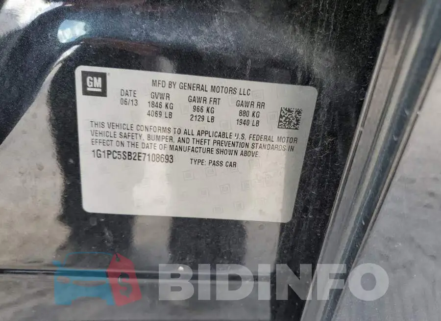 1G1PC5SB2E7108693 Photo# 13