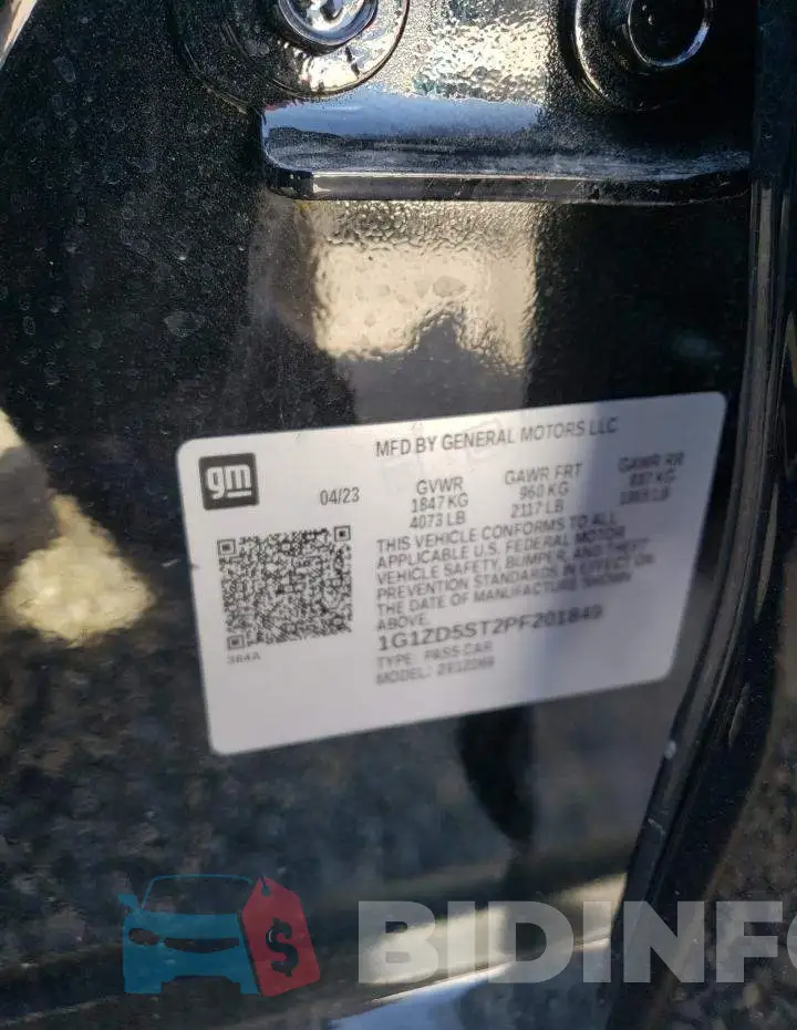 1G1ZD5ST2PF201849 Photo# 12