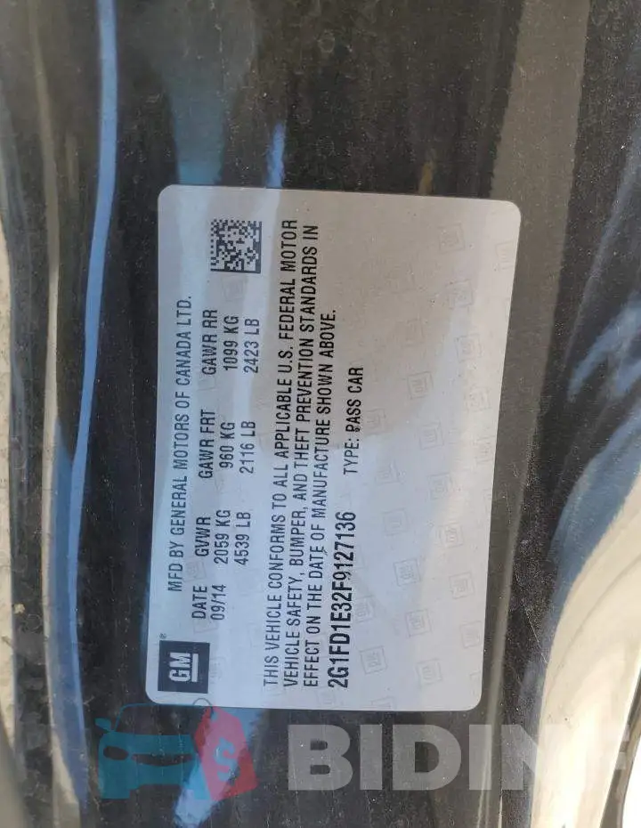2G1FD1E32F9127136 Photo# 12