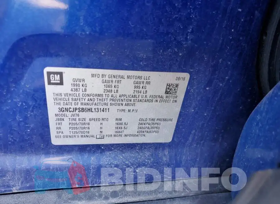 3GNCJPSB6HL131411 Photo# 12