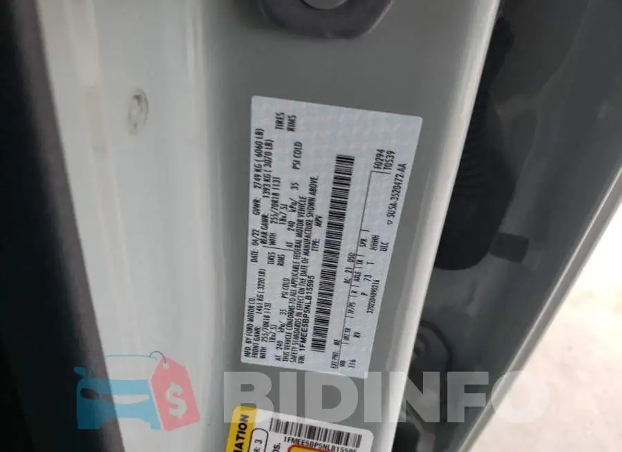 1FMEE5BP5NLB15595 Photo# 13