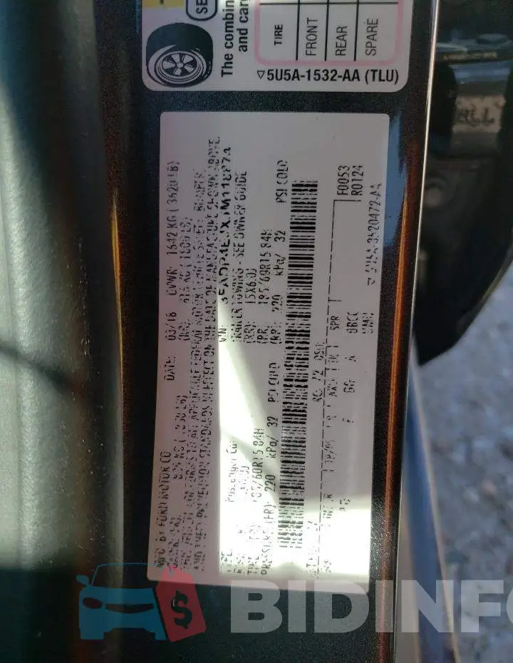 3FADP4EJXJM118874 Photo# 13