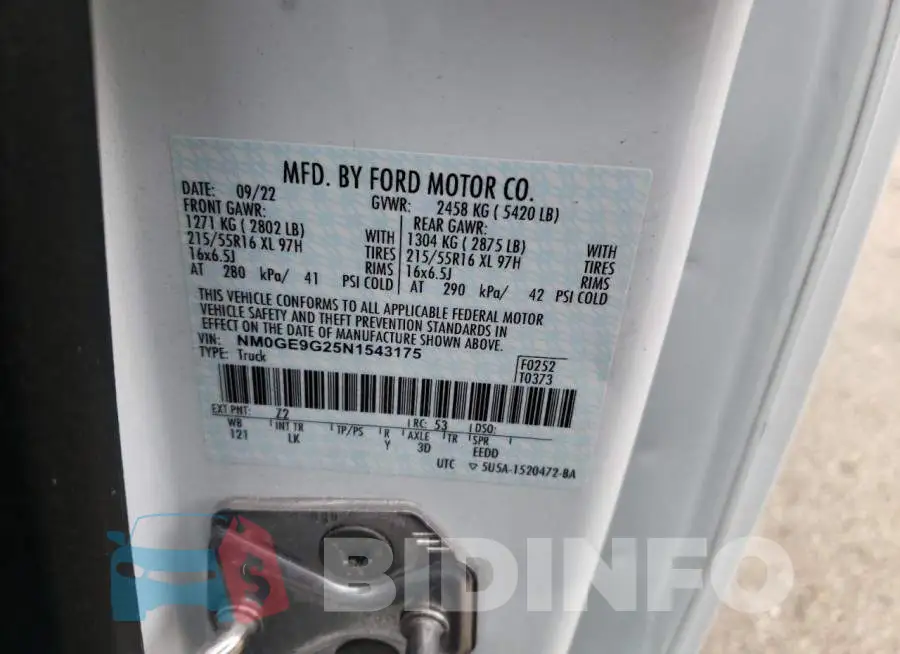 NM0GE9G25N1543175 Photo# 13