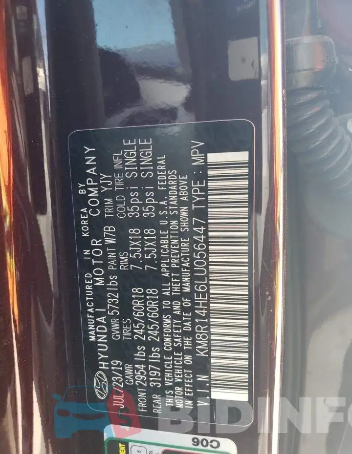 KM8R14HE6LU056447 Photo# 14
