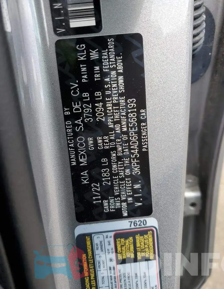 3KPF54AD6PE568193 Photo# 13