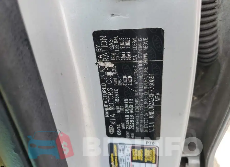 KNDJN2A2XF7760891 Photo# 13