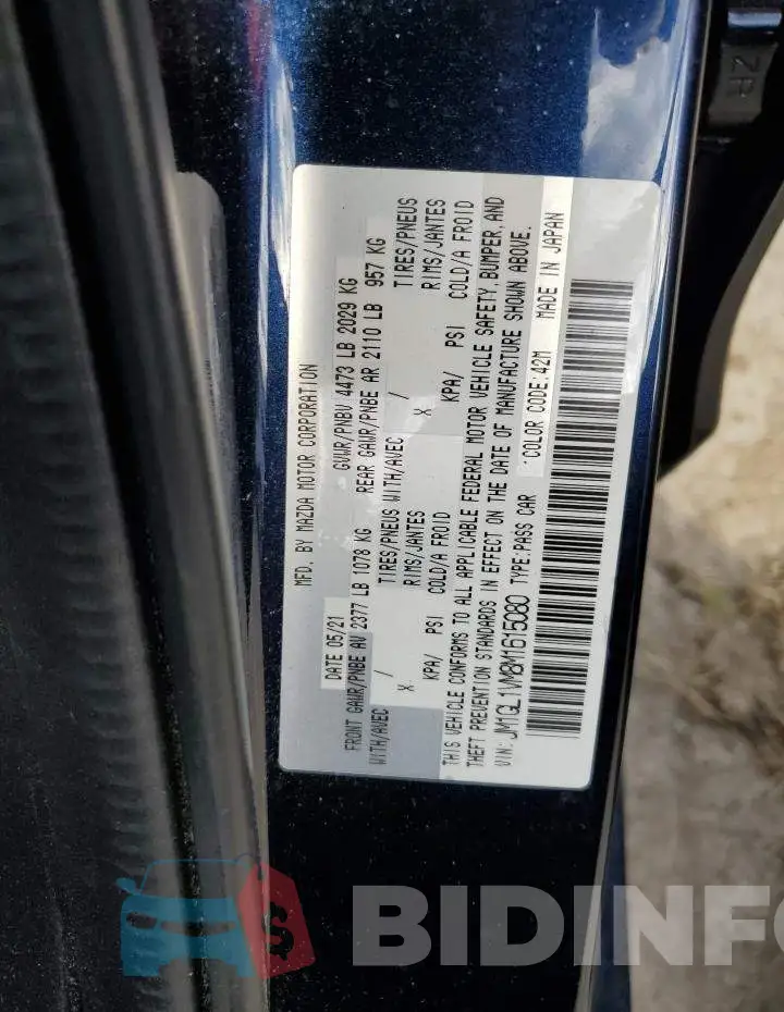 JM1GL1VM8M1615080 Photo# 13