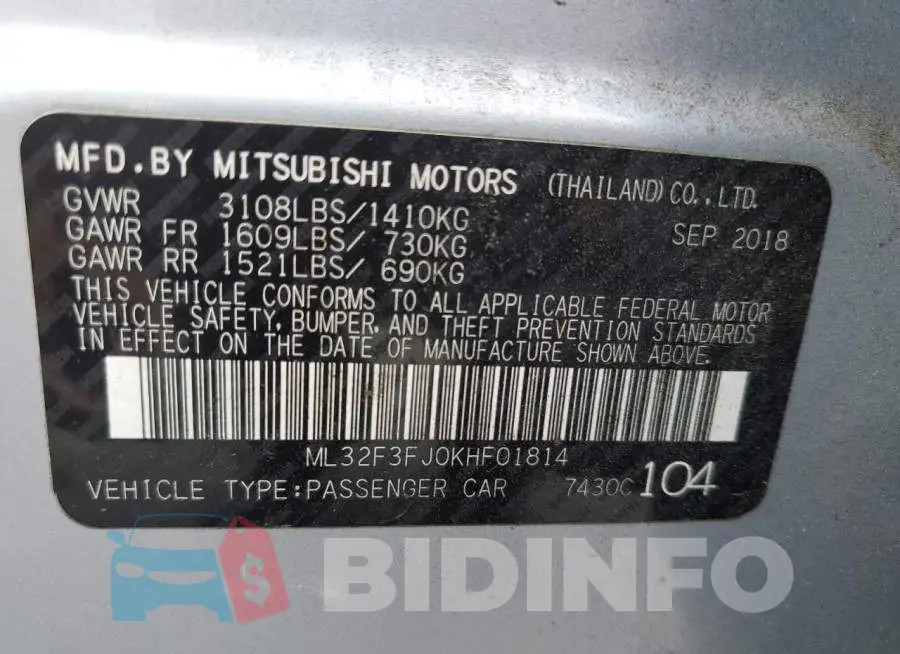 ML32F3FJ0KHF01814 Photo# 12