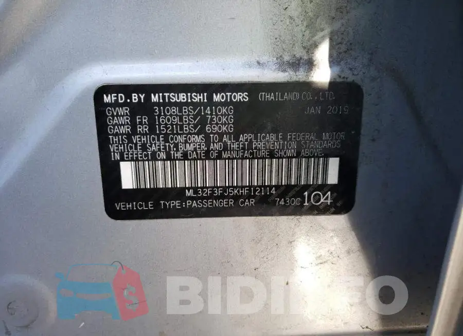 ML32F3FJ5KHF12114 Photo# 13