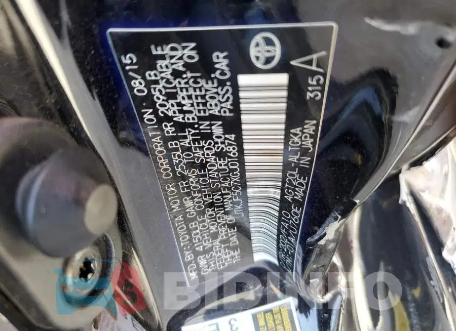 JTKJF5C7XGJ016874 Photo# 12