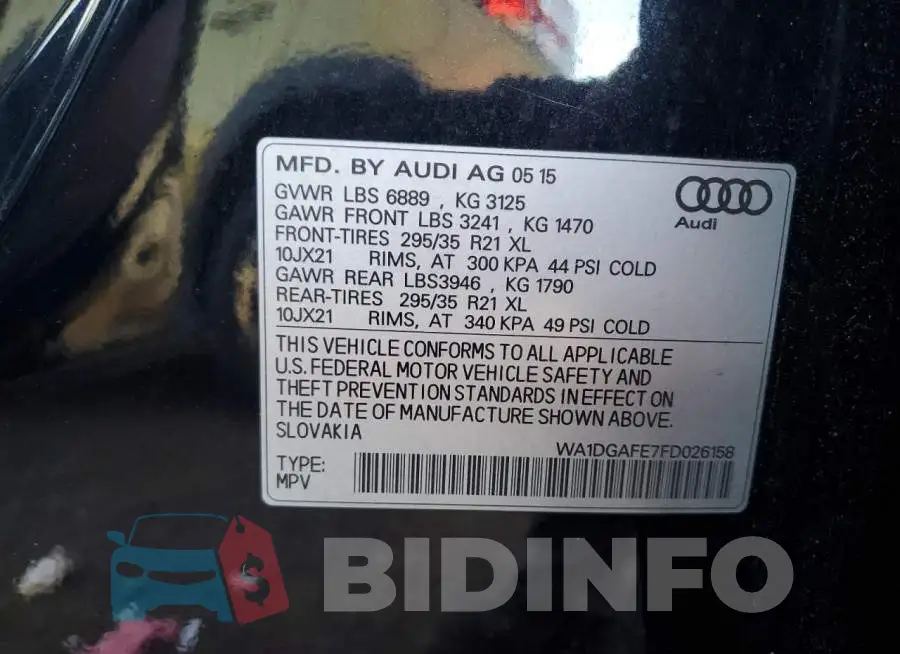 WA1DGAFE7FD026158 Photo# 13