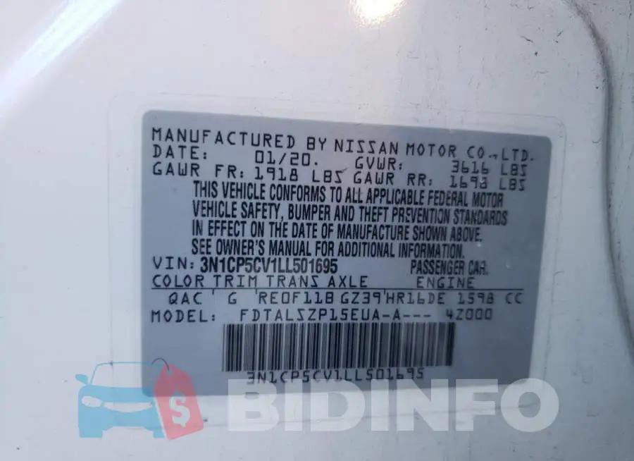 3N1CP5CV1LL501695 Photo# 12