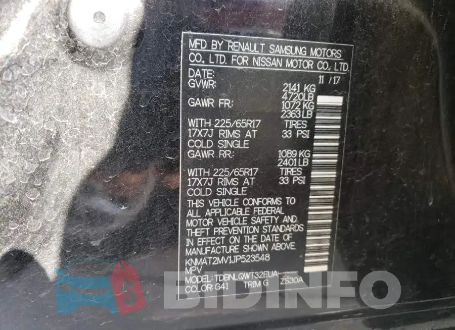 KNMAT2MV1JP523548 Photo# 13