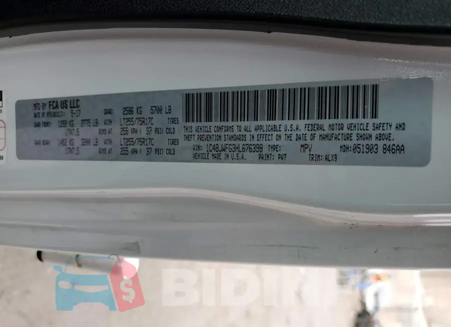 1C4BJWFG3HL676398 Photo# 12