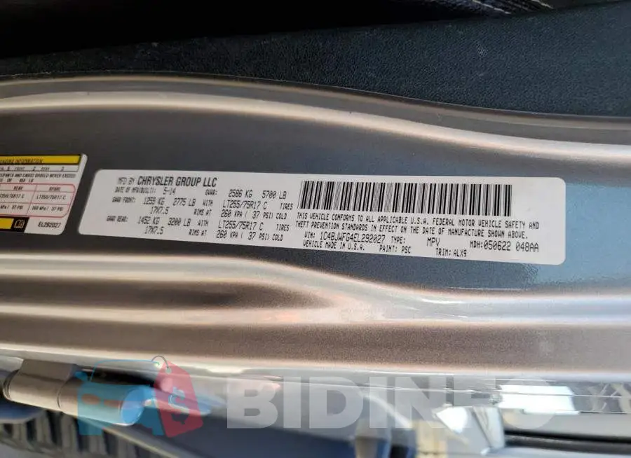 1C4BJWFG4EL292027 Photo# 12