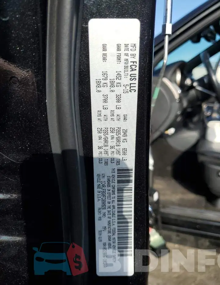 1C4RJFBG0FC890928 Photo# 13