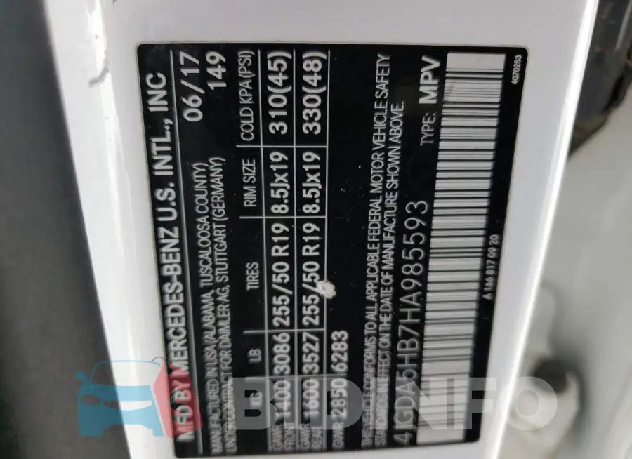 4JGDA5HB7HA985593 Photo# 13