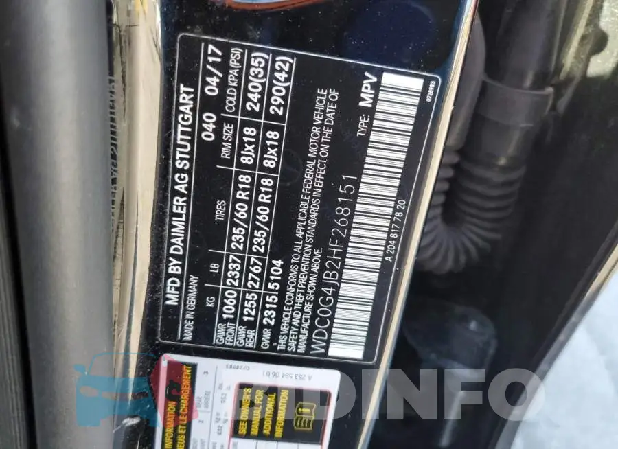 WDC0G4JB2HF268151 Photo# 13