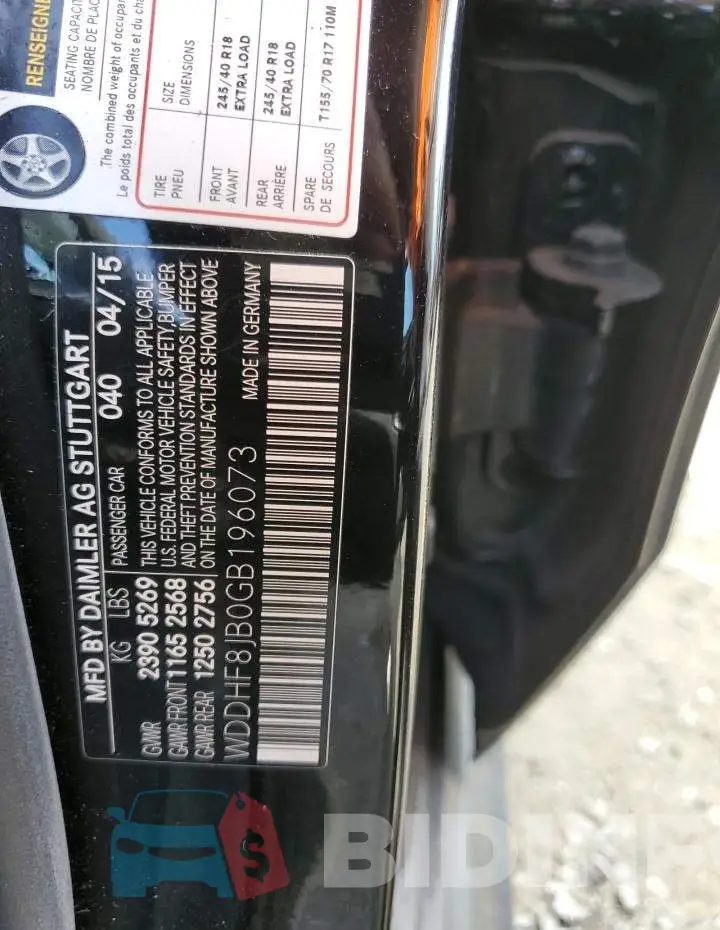 WDDHF8JB0GB196073 Photo# 13
