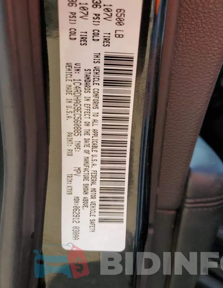 1C4RDHAG9EC560885 Photo# 12