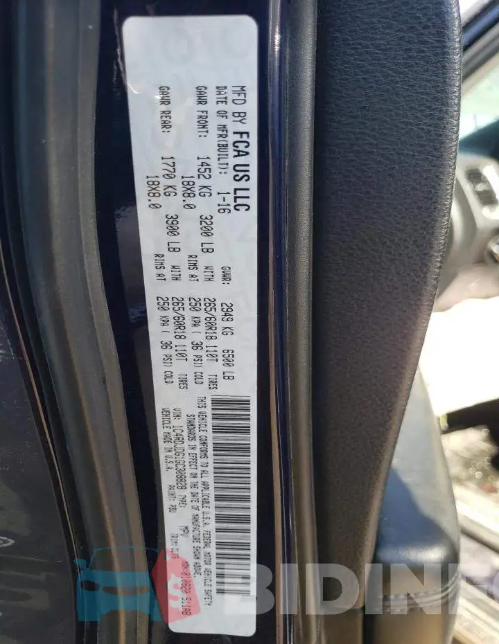 1C4RDJDG1GC308828 Photo# 13