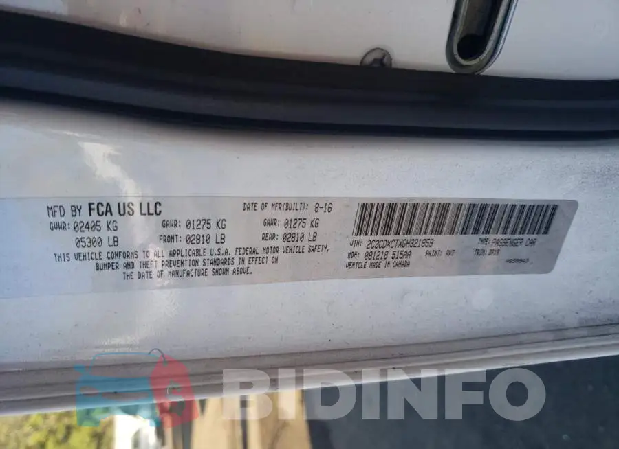 2C3CDXCTXGH321859 Photo# 12
