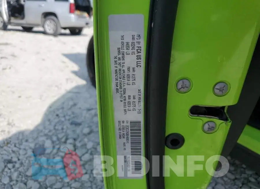 2C3CDZAG8KH688141 Photo# 13