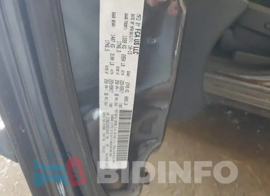 2C4RDGCGXGR184747 Photo# 14