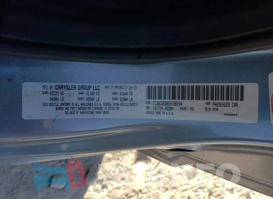 1C3BCBEB8EN158154 Photo# 12