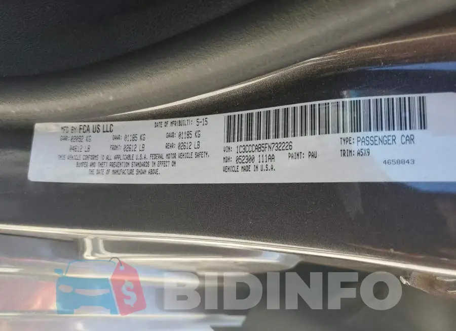 1C3CCCAB5FN732226 Photo# 13