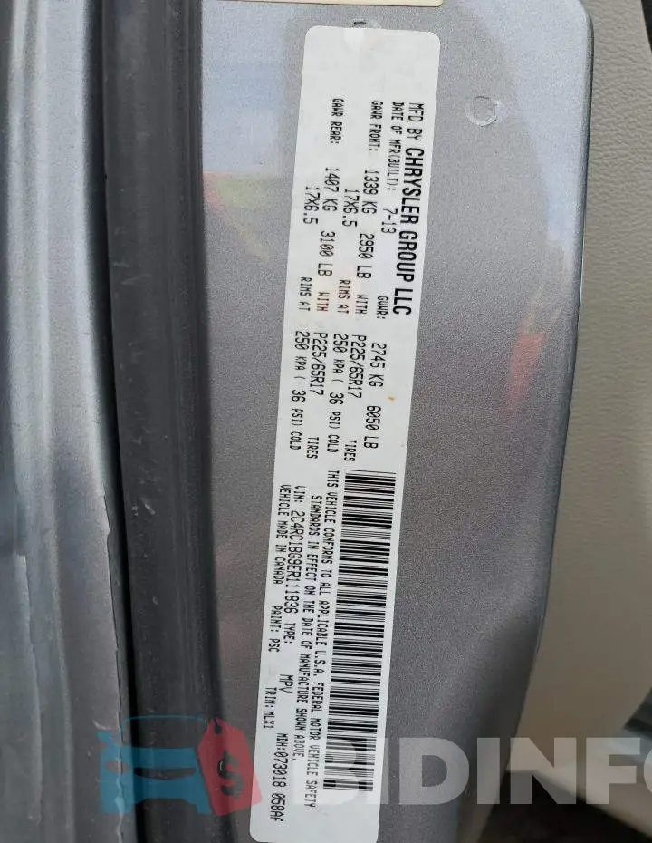 2C4RC1BG9ER111836 Photo# 13