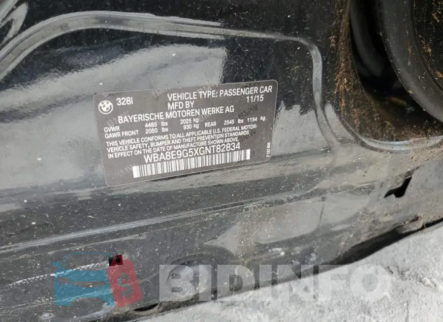 WBA8E9G5XGNT82834 Photo# 13