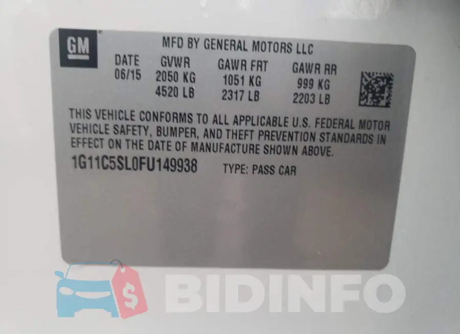 1G11C5SL0FU149938 Photo# 12