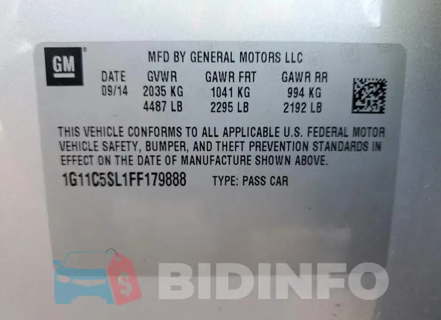 1G11C5SL1FF179888 Photo# 12
