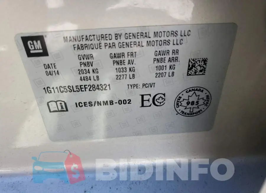 1G11C5SL5EF284321 Photo# 12