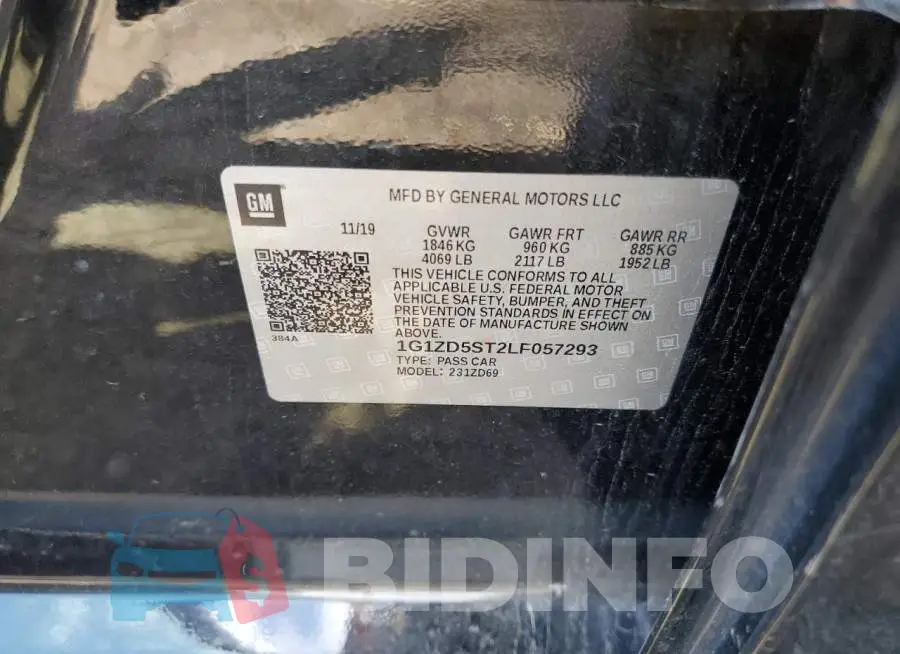 1G1ZD5ST2LF057293 Photo# 13