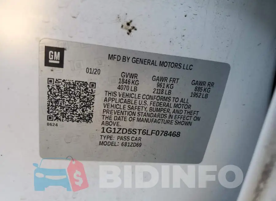 1G1ZD5ST6LF078468 Photo# 12