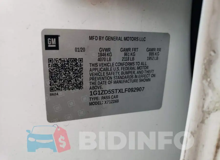 1G1ZD5STXLF092907 Photo# 12
