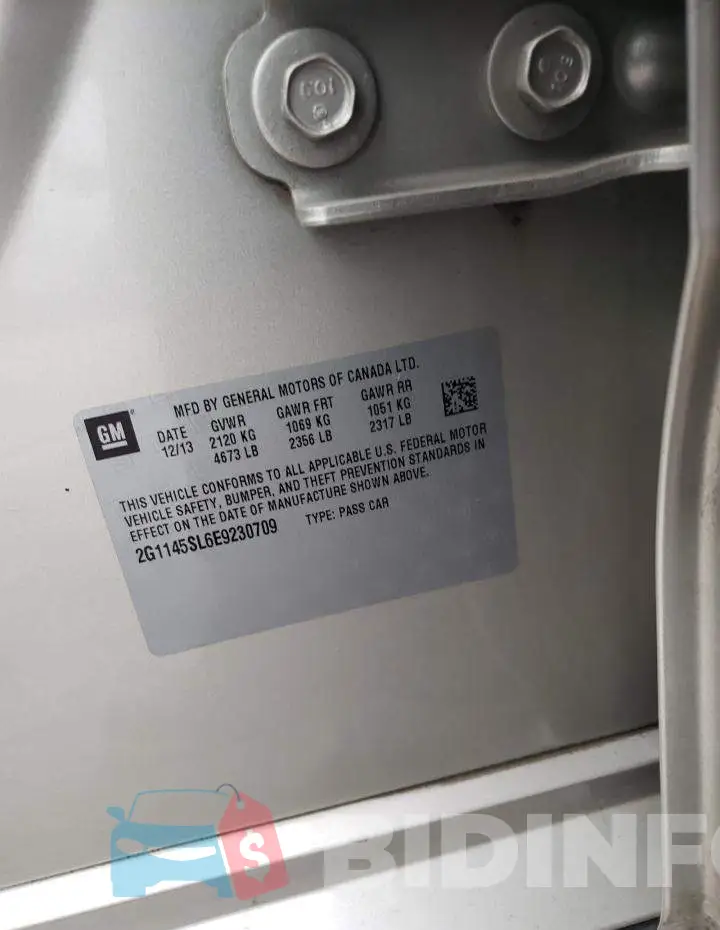 2G1145SL6E9230709 Photo# 12