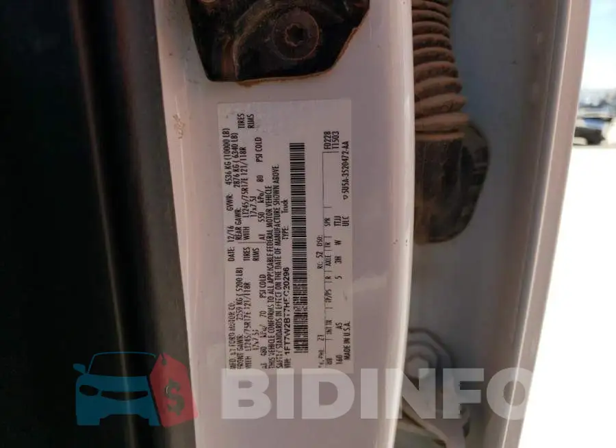 1FT7W2BT7HEC20296 Photo# 13