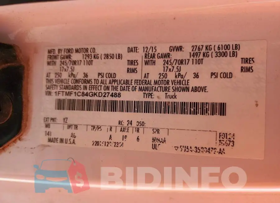 1FTMF1C84GKD27488 Photo# 12