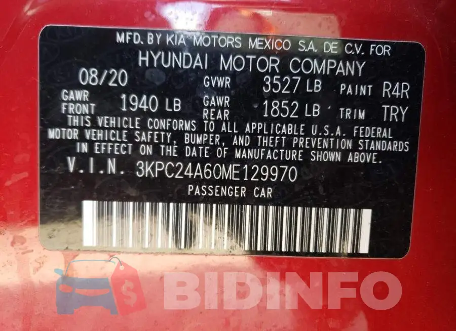 3KPC24A60ME129970 Photo# 12
