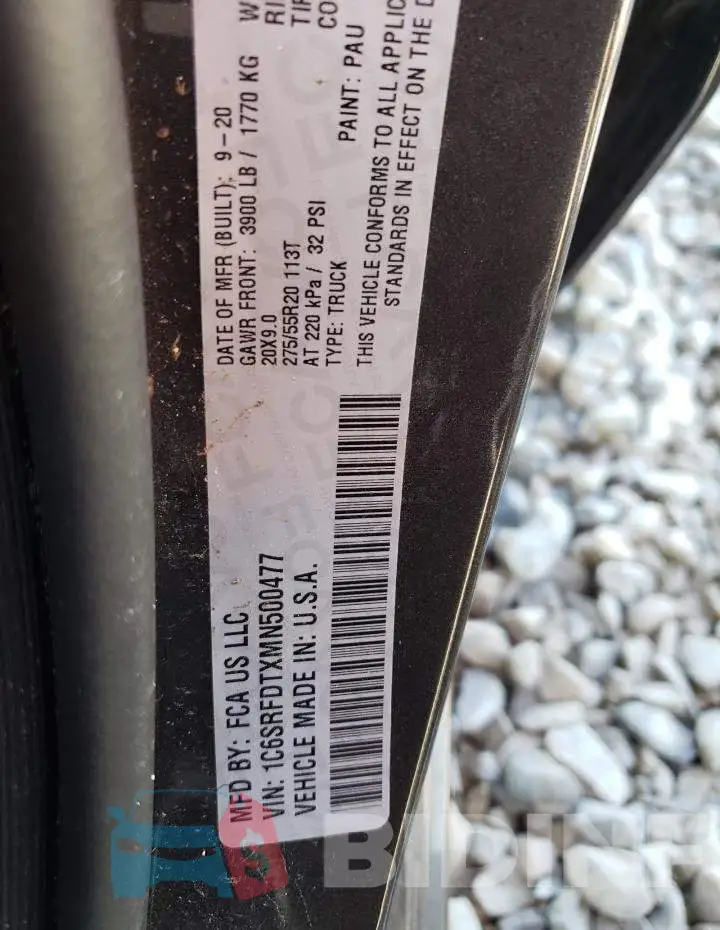 1C6SRFDTXMN500477 Photo# 12