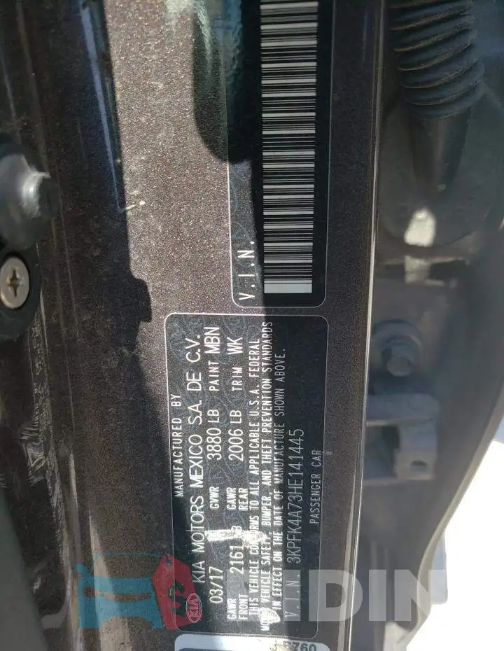 3KPFK4A73HE141445 Photo# 12