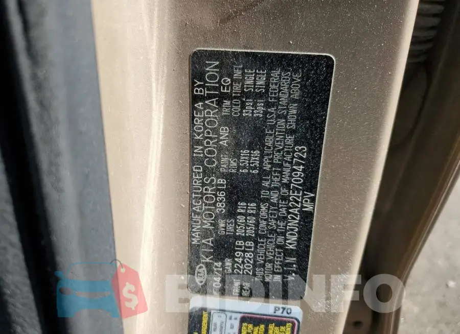 KNDJN2A22E7094723 Photo# 12