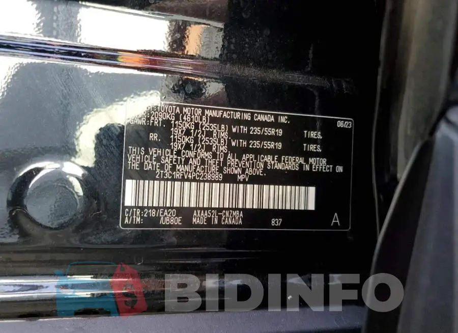 2T3C1RFV4PC238989 Photo# 12